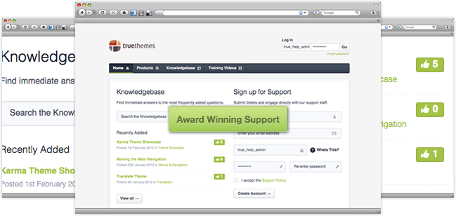 Premium WordPress Themes - Customer Support - TrueThemes